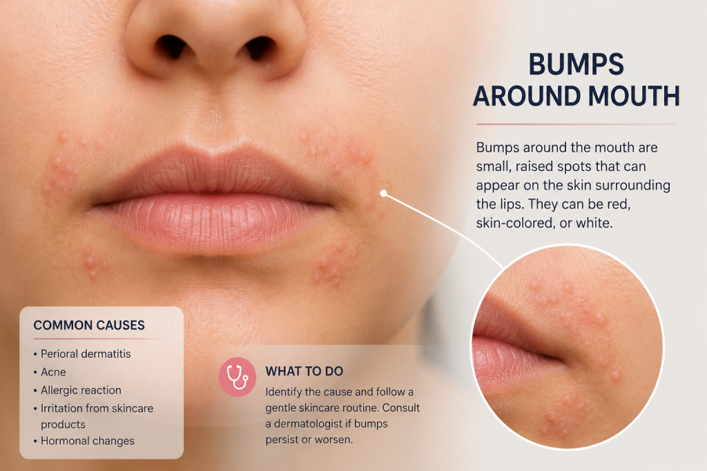 Bumps Around Mouth: Causes, Symptoms, and Best Treatment Options