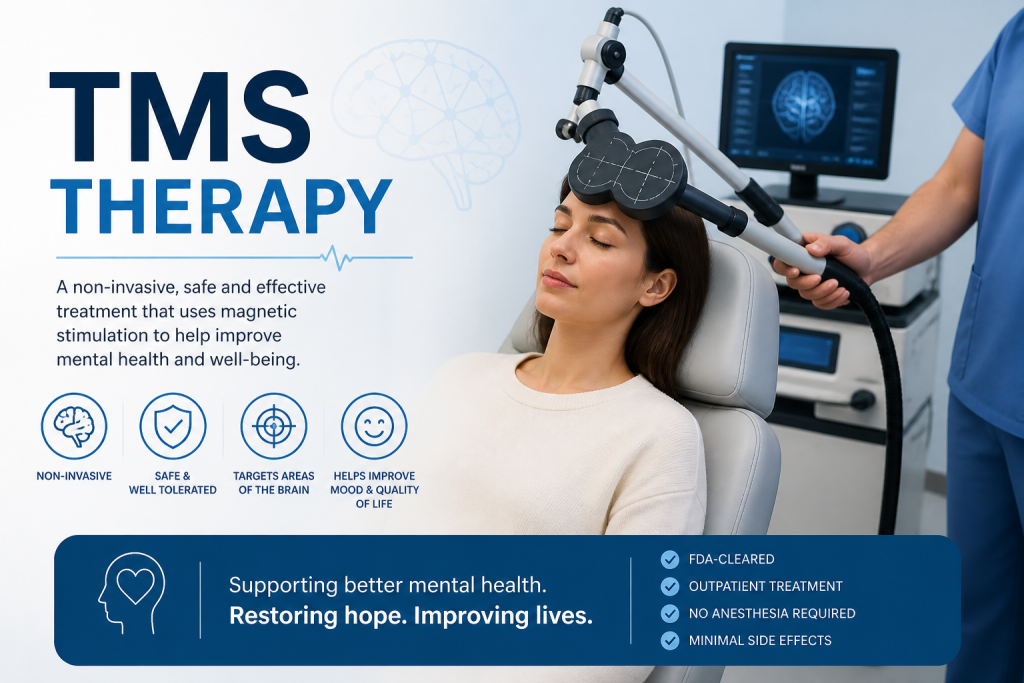 TMS Therapy Explained: Benefits, Side Effects, and How It Treats Depression in 2026