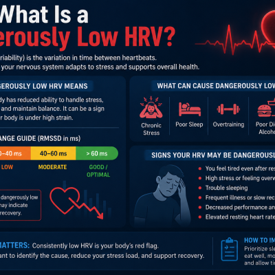 What Is a Dangerously Low HRV? Warning Signs, Causes, and What It Means for Your Health